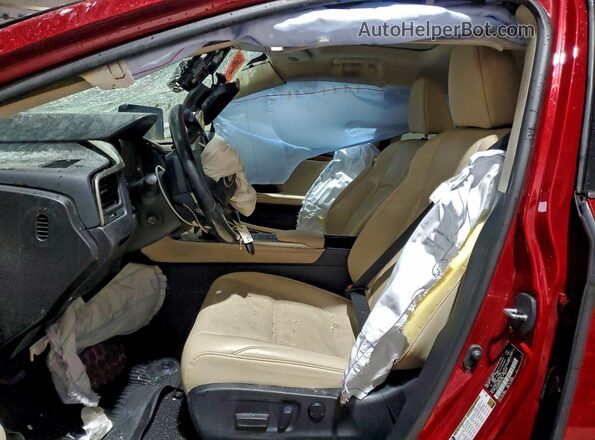 2T2HZMDA7MC304369 2021 LEXUS RX Бордовый Вид салона спереди