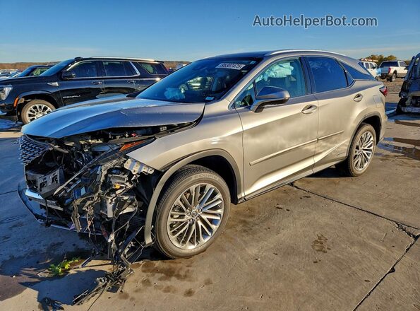 2T2JGMDA4MC062535 2021 LEXUS RX Серый Передняя левая четверть