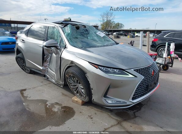 2T2JZMAA3MC217591 2021 LEXUS RX 350 Silver Передня права чверть