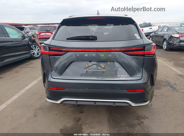 2T2KGCEZ3NC015677 2022 LEXUS NX 350 Gray 