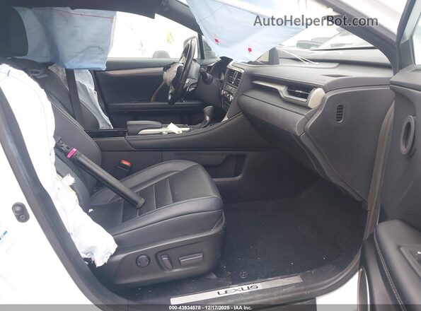 2T2SZMDAXLC245922 2020 LEXUS RX 350 Белый Вид салона спереди