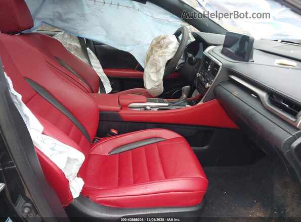 2T2YZMDA0NC355102 2022 LEXUS RX 350 Черный Вид салона спереди
