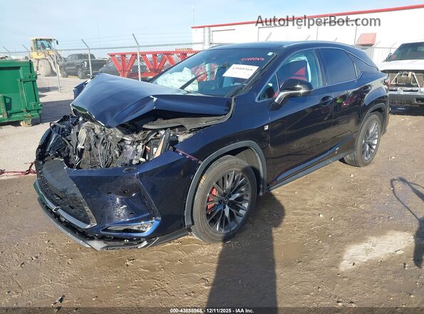 2T2YZMDA4MC269029 2021 LEXUS RX 350 Blue Передня ліва чверть