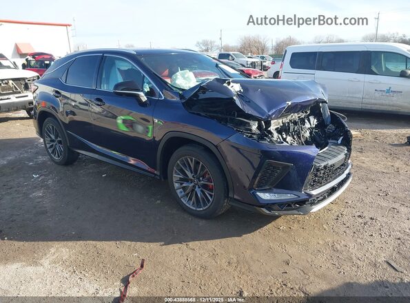 2T2YZMDA4MC269029 2021 LEXUS RX 350 Blue Передня права чверть