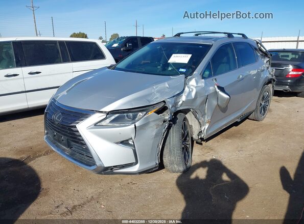 2T2ZZMCA5JC096106 2018 LEXUS RX 350 Серебряный Передняя левая четверть