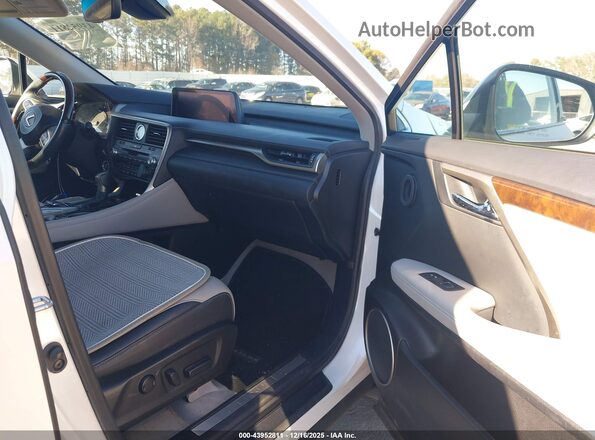 2T2ZZMCA7GC033940 2016 LEXUS RX 350 White Widok wnętrza z przodu