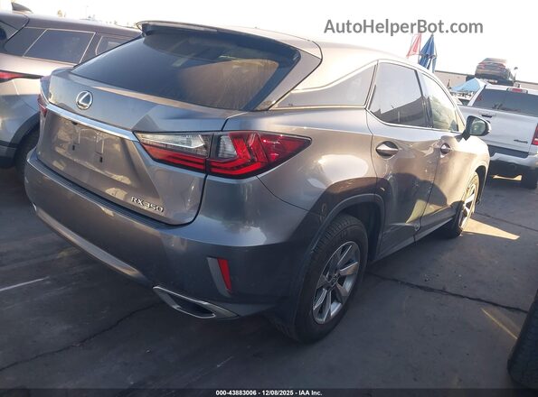 2T2ZZMCA7KC129785 2019 LEXUS RX 350 Серый Задняя правая четверть
