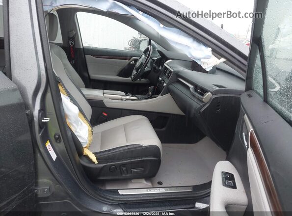 2T2ZZMCA9HC084910 2017 LEXUS RX 350 Gray Widok wnętrza z przodu