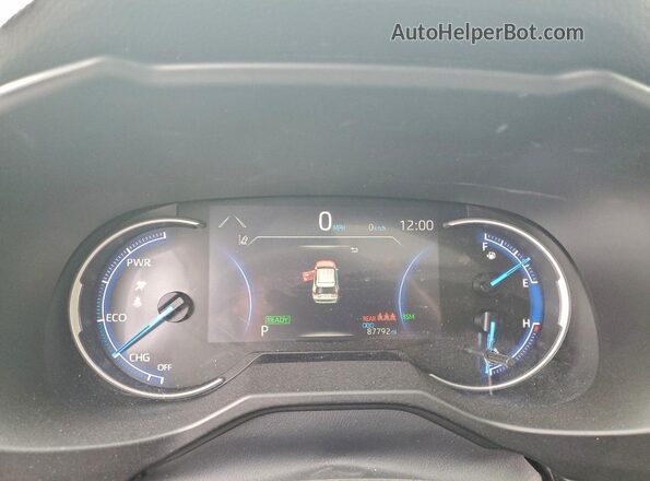 2T3DWRFV0LW047259 2020 TOYOTA LIMITED Серый Вид щитка приборов