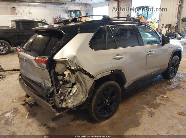 2T3E6RFV2LW001338 2020 TOYOTA RAV4 HYBRID Серебряный Задняя правая четверть
