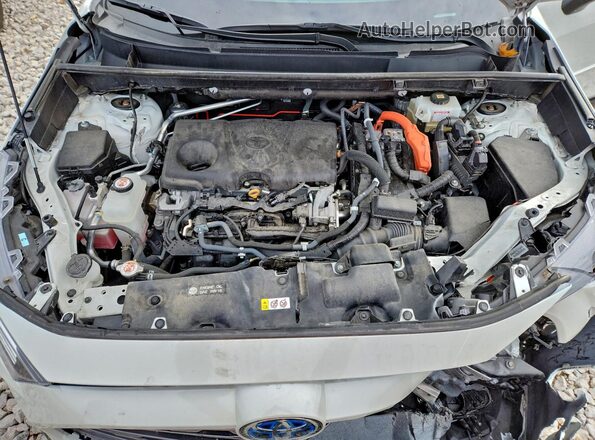 2T3E6RFV2MW005620 2021 TOYOTA RAV4 White ძრავის განყოფილების ხედი