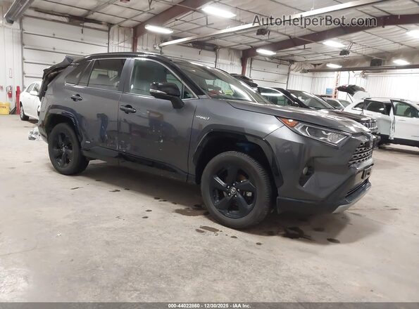 2T3E6RFV6MW022680 2021 TOYOTA RAV4 HYBRID Серый Передняя правая четверть