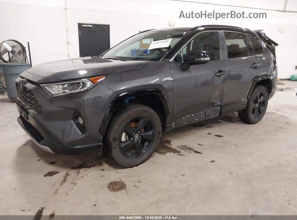 2T3E6RFV6MW022680 2021 TOYOTA RAV4 HYBRID Серый Передняя левая четверть