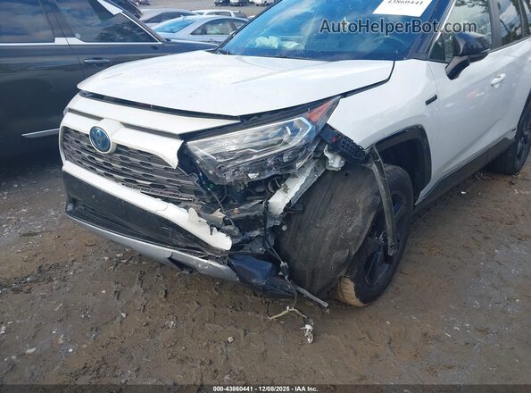 2T3EWRFV1LW081473 2020 TOYOTA RAV4 HYBRID Белый Вид спереди