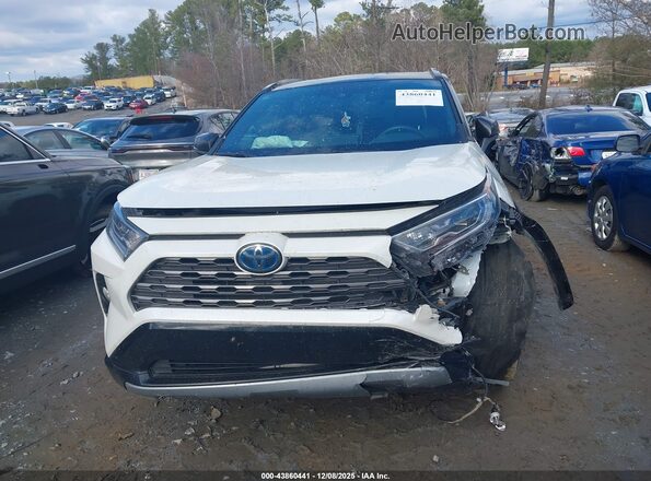 2T3EWRFV1LW081473 2020 TOYOTA RAV4 HYBRID Белый Вид щитка приборов