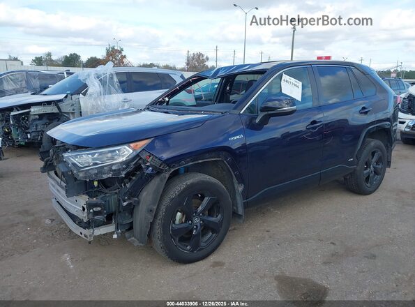2T3EWRFV2LW098315 2020 TOYOTA RAV4 HYBRID Синий Передняя левая четверть