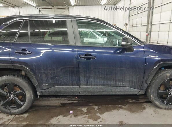 2T3EWRFV4KW007141 2019 TOYOTA RAV4 HYBRID Dark Blue Вид задньої частини салону