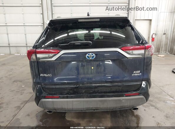 2T3EWRFV4KW007141 2019 TOYOTA RAV4 HYBRID Dark Blue 