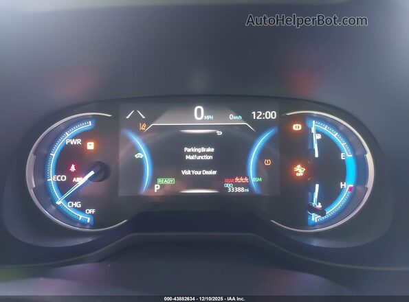 2T3EWRFV6LW067102 2020 TOYOTA RAV4 HYBRID Silver Widok tylnych siedzeń