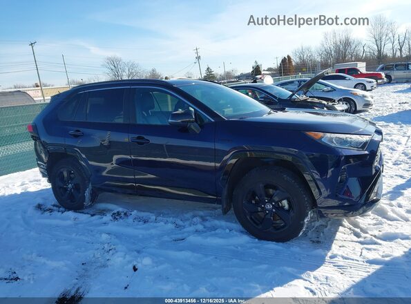 2T3EWRFV7LW060353 2020 TOYOTA RAV4 HYBRID Dark Blue Вид задней части салона
