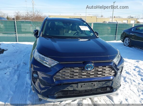 2T3EWRFV7LW060353 2020 TOYOTA RAV4 HYBRID Dark Blue Вид щитка приборов