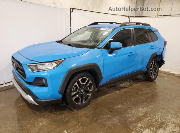 2T3J1RFV9LC082675 2020 TOYOTA RAV4 Синий Передняя левая четверть