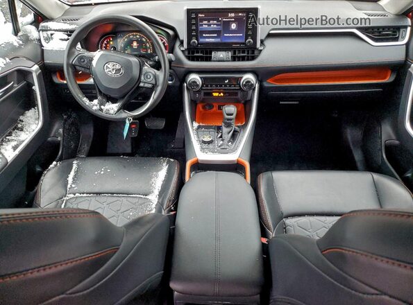 2T3J1RFVXKW045163 2019 TOYOTA RAV4 Red Вид панелі приладів