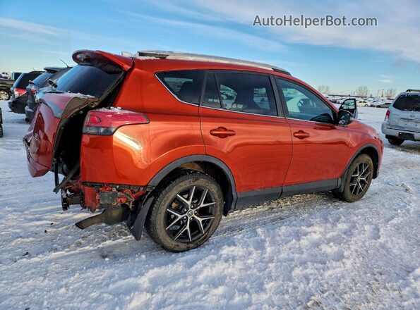 2T3JFREV7GW448236 2016 TOYOTA RAV4 Оранжевый Задняя правая четверть