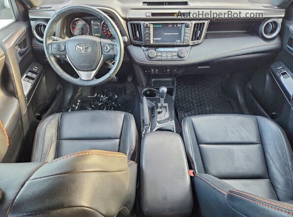 2T3JFREV7GW448236 2016 TOYOTA RAV4 Оранжевый Вид панели приборов