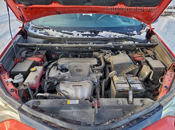 2T3JFREV7GW448236 2016 TOYOTA RAV4 Оранжевый Вид подкапотного пространства