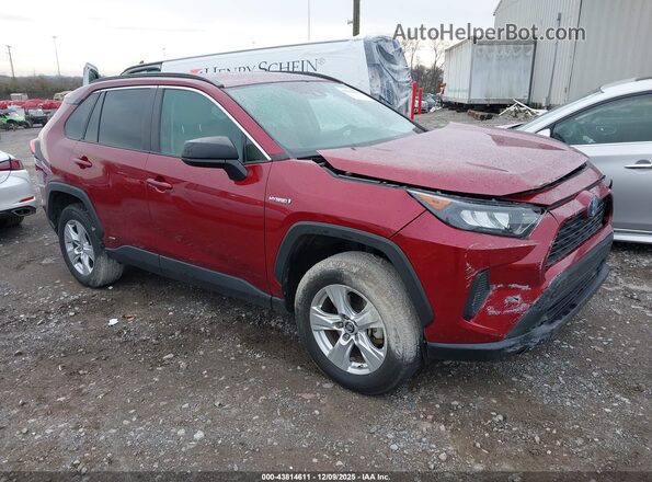 2T3LWRFV0LW093296 2020 TOYOTA LE Темно-бордовый Передняя правая четверть