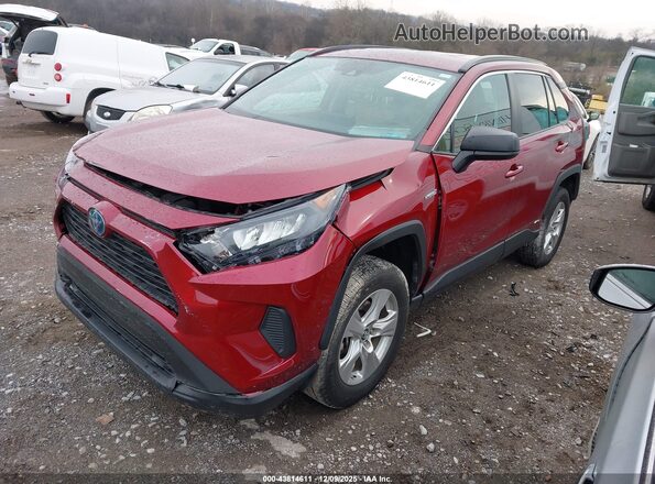 2T3LWRFV0LW093296 2020 TOYOTA LE Темно-бордовый Передняя левая четверть