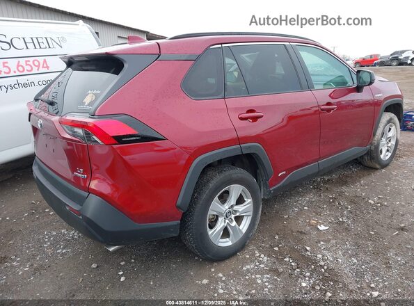 2T3LWRFV0LW093296 2020 TOYOTA LE Темно-бордовый Задняя правая четверть