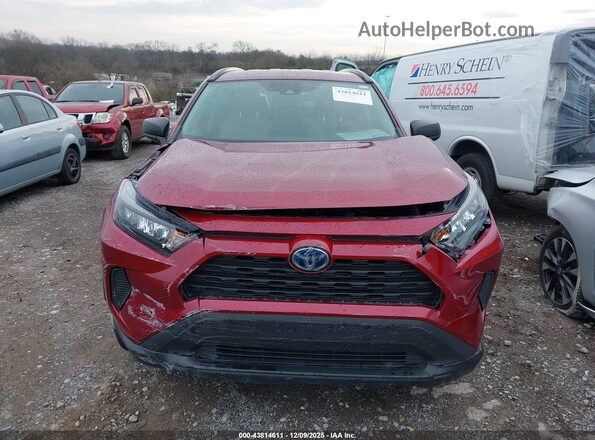 2T3LWRFV0LW093296 2020 TOYOTA LE Темно-бордовый Вид щитка приборов
