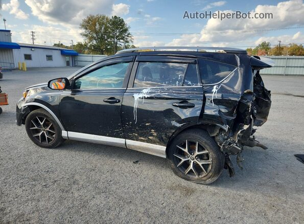 2T3NFREV8HW362453 2017 TOYOTA RAV4 Черный Задняя левая четверть