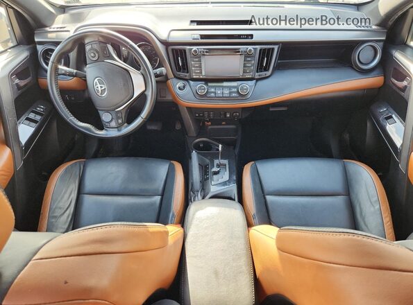 2T3NFREV8HW362453 2017 TOYOTA RAV4 Черный Вид панели приборов