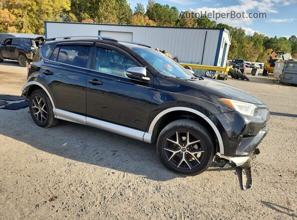 2T3NFREV8HW362453 2017 TOYOTA RAV4 Черный Передняя правая четверть