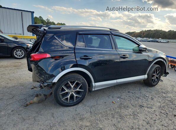 2T3NFREV8HW362453 2017 TOYOTA RAV4 Черный Задняя правая четверть