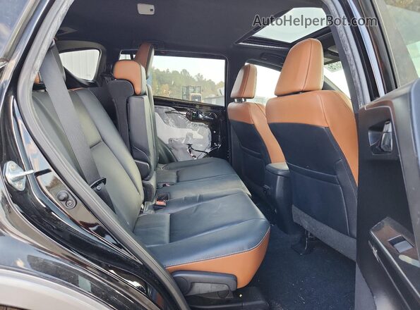 2T3NFREV8HW362453 2017 TOYOTA RAV4 Черный Вид задней части салона