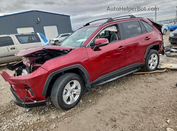 2T3P1RFV7MW195910 2021 TOYOTA RAV4 Burgundy Przód lewy