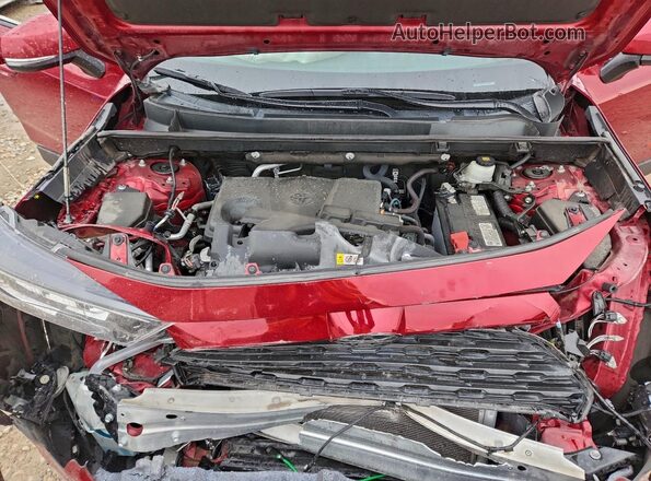 2T3P1RFV7MW195910 2021 TOYOTA RAV4 Burgundy Widok komory silnika