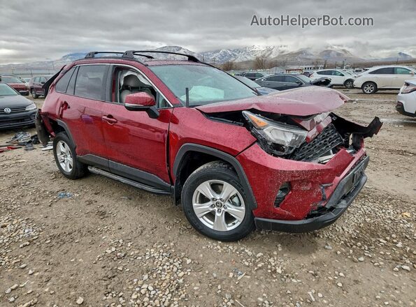 2T3P1RFV7MW195910 2021 TOYOTA RAV4 Burgundy Przód prawy