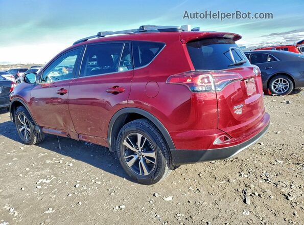 2T3RFREV4JW778877 2018 TOYOTA RAV4 Red Trasero izquierdo