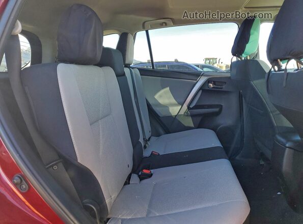 2T3RFREV4JW778877 2018 TOYOTA RAV4 Red Vista interior trasera