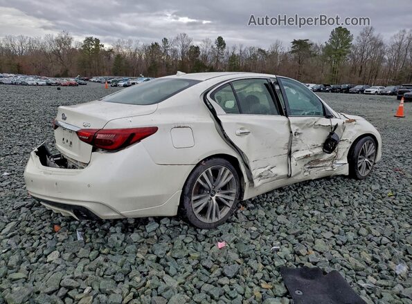 JN1EV7CRXMM750839 2021 INFINITI Q50 Белый Передняя правая четверть
