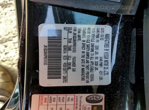 JN1BZ4BH0PM310163 2023 NISSAN Z Черный Панорамный вид салона 360°