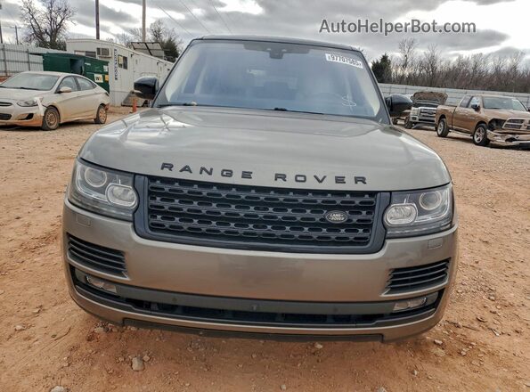SALGS2FK8HA340105 2017 LAND ROVER RANGE Gray უკანა ხედი