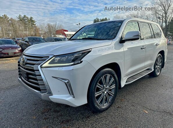 JTJHY7AXXH4233353 2017 LEXUS LX White Задня ліва чверть