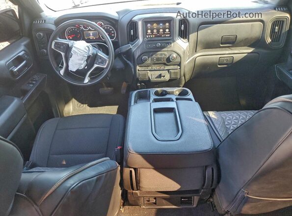 1GCPYCEH8MZ444686 2021 CHEVROLET SILVERADO Silver Widok zestawu wskaźników