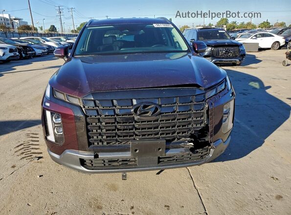 KM8R24GE1PU522631 2023 HYUNDAI PALISADE Бордовый Вид сзади